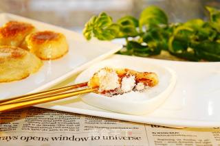 Pan-fried Glutinous Rice Noodle Sticky Bean Buns recipe