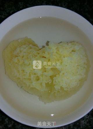 Snow Fungus, Lotus Seed and Mung Bean Syrup recipe