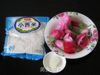 Hollyhock Flower Rock Sugar Sago Soup recipe