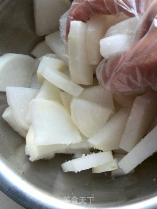 Dried White Radish in Cold Dressing recipe