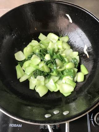 Vegetarian Stir-fried Rapeseed recipe