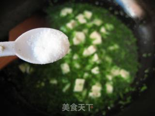 Jade Tofu Soup recipe