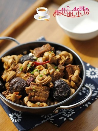 Grilled Pork Ribs with Shiitake Mushrooms recipe