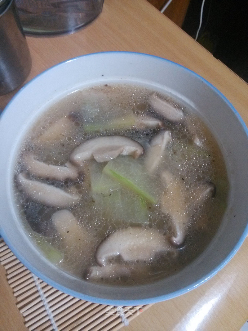 Winter Melon and Mushroom Soup recipe