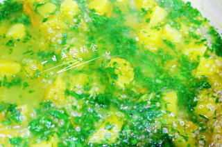 Quinoa Vegetable Porridge Baby Food Supplement, Pumpkin + Spinach Leaves + Chrysanthemum Leaves recipe