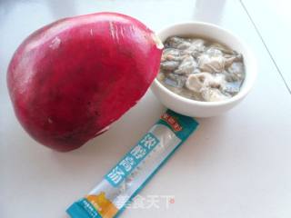 Oyster Locust and Radish Soup recipe