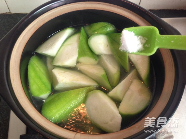 Scallop Lean Pork and Water Melon Soup recipe