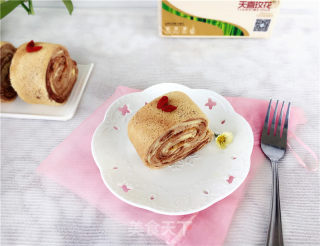 Marble Cake Roll recipe