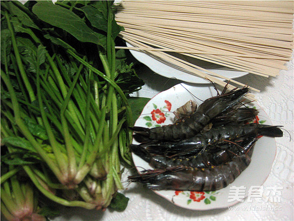 Shrimp and Spinach Noodle Soup recipe