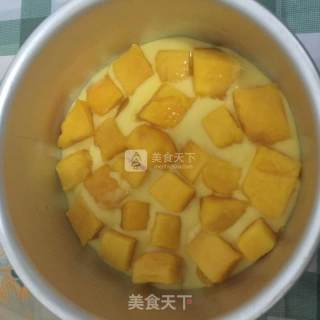 【mango Flowing Heart Cake】 recipe