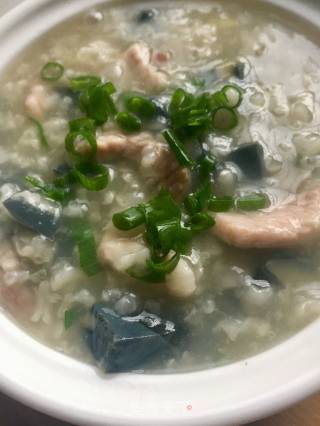 Congee with Preserved Egg and Lean Meat recipe