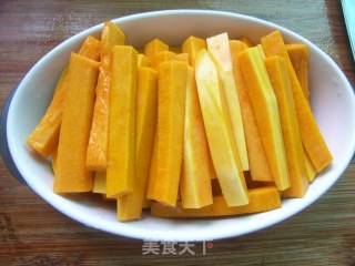 Steamed Pumpkin with Soy Sauce and Garlic recipe