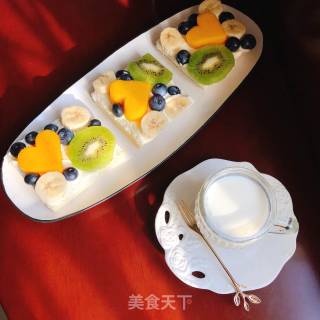 Open Fruit Sandwich recipe