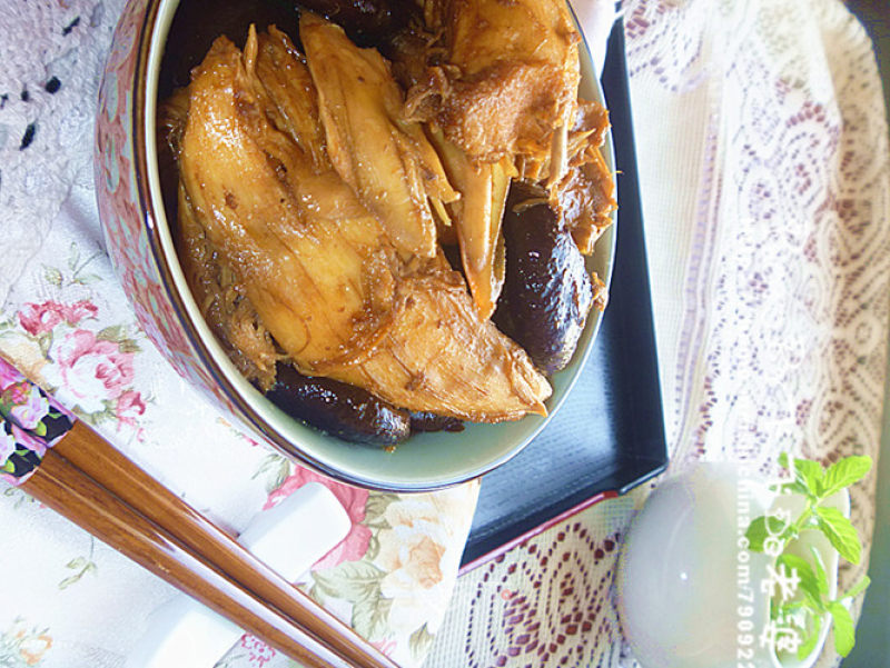 Stewed Chicken with Mushrooms recipe