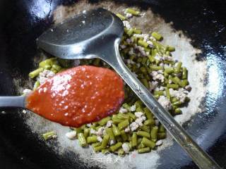 Stir-fried Sour Beans with Minced Pork recipe