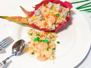 Dragon Fruit Fried Rice recipe