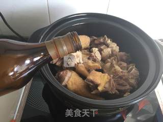 Chicken Soup with Yam and Mushroom recipe