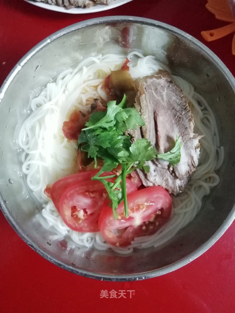 Xiaoman's Japanese Food "tomato Beef Noodle" recipe
