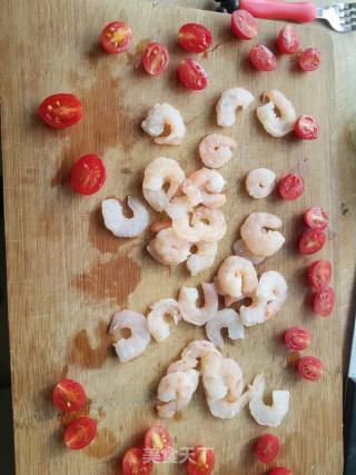 Little Tomato Corn Shrimp Pizza recipe