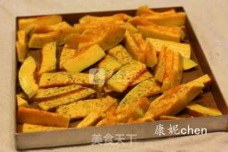 #aca烤明星大赛#golden Roasted Pumpkin recipe