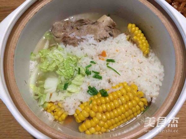 Corn Pork Ribs Soup Rice recipe