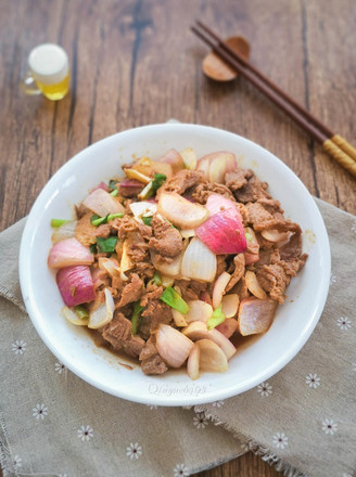 Stir-fried Beef with Onion recipe