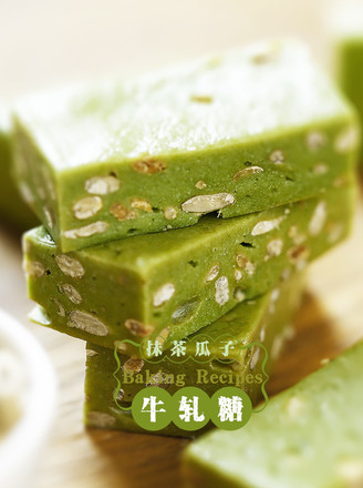 Matcha Melon Seed Nougat recipe