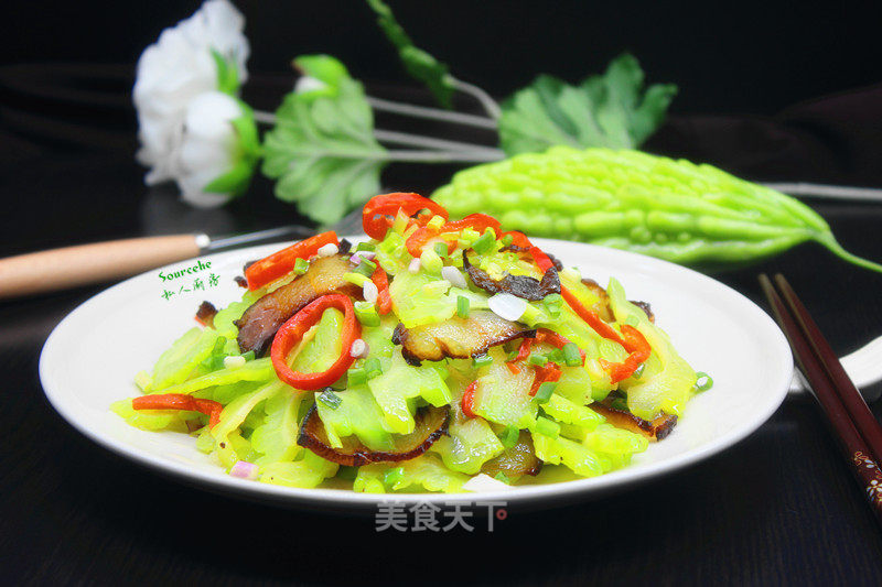 Stir-fried Bitter Gourd with Bacon recipe