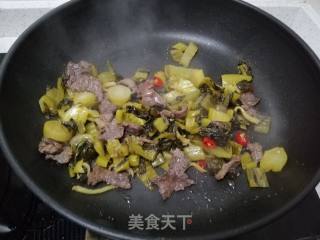 Fried Beef with Sauerkraut recipe