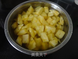 [cold Pineapple and Diced Potatoes] recipe