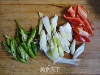 Stir-fried Bean Dan with Green Onions recipe