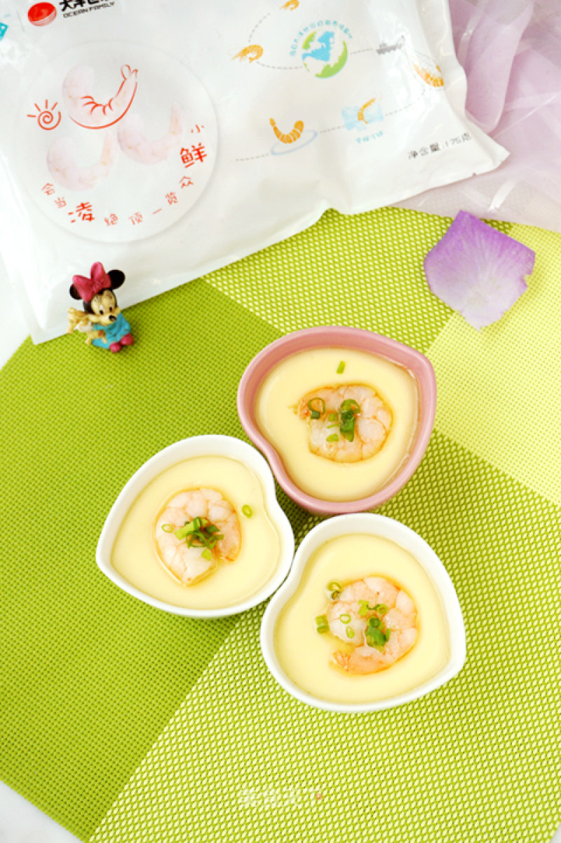 Shrimp Steamed Custard recipe