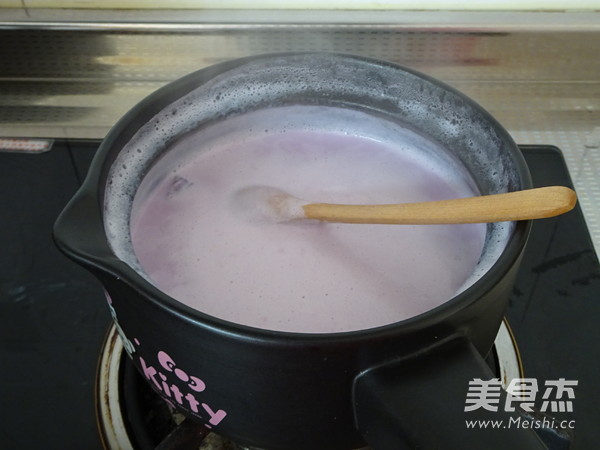 Purple Sweet Potato Almond Cereal Breakfast Milk recipe