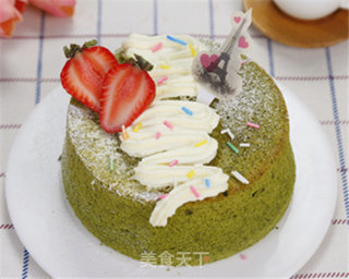 Matcha Sandwich Chiffon Cake recipe