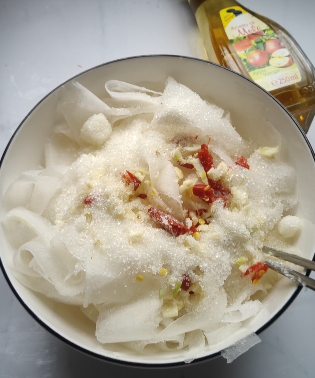 Apple Cider Vinegar and White Jade Radish recipe