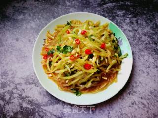 Lettuce with Vermicelli recipe