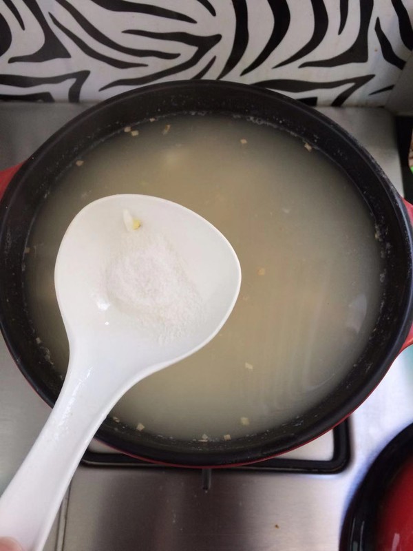 Vegetable Congee with Shrimp and Shrimp recipe