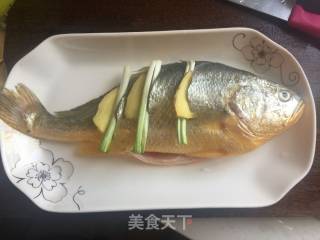 【jiangsu】steamed Yellow Croaker recipe
