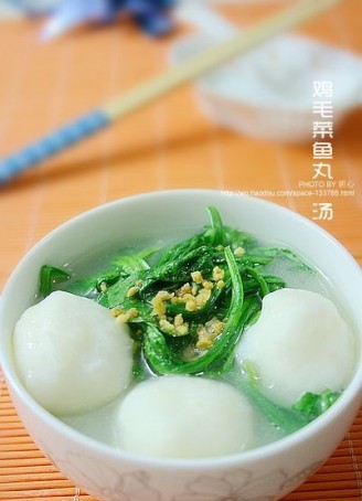 Chicken and Fish Ball Soup recipe
