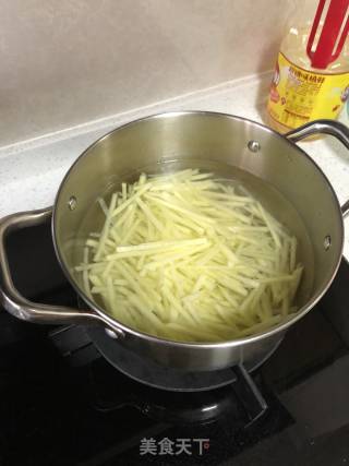 Hot and Sour Potato Shreds recipe