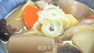 Xiao Xian Xia Xian Shi Ji | After Eating Konjac Mixed Vegetable Miso Soup, You Can Make A Meal in The Soup! recipe