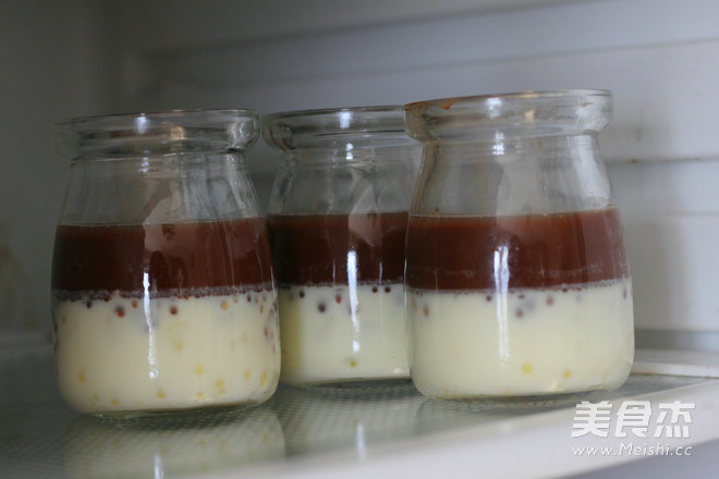 Two-color Pudding recipe
