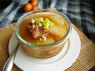 Winter Melon and Barley Pork Rib Soup recipe