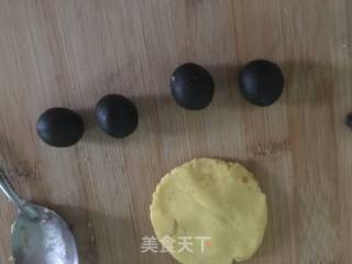 Sweet Potato Flavour Cheese Yuanzi Black Sesame Yuanzi recipe