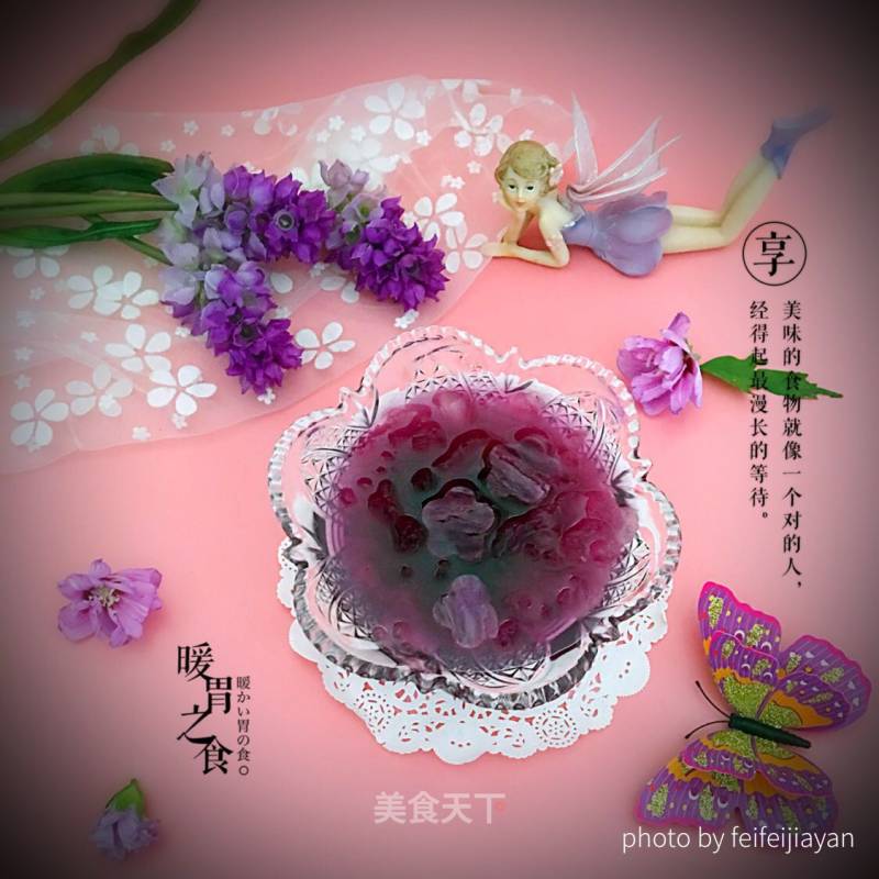 Purple Potato and Tremella Soup recipe