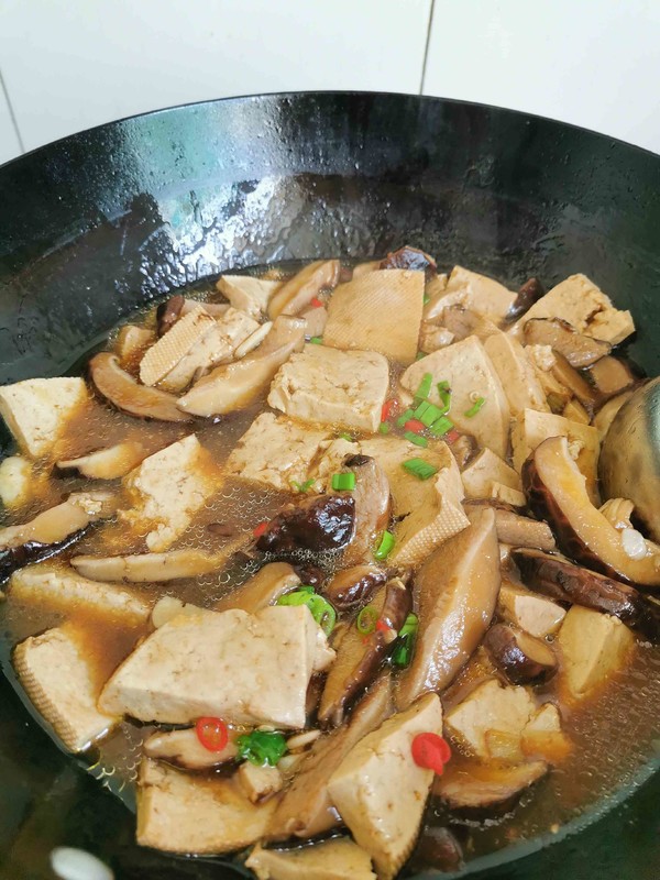 Tofu with Mushrooms recipe