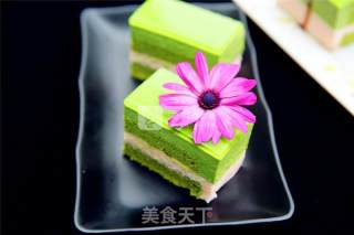 Matcha Chocolate Mousse Cake recipe