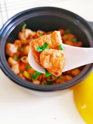 Chicken Meatballs and Tofu Clay Pot recipe