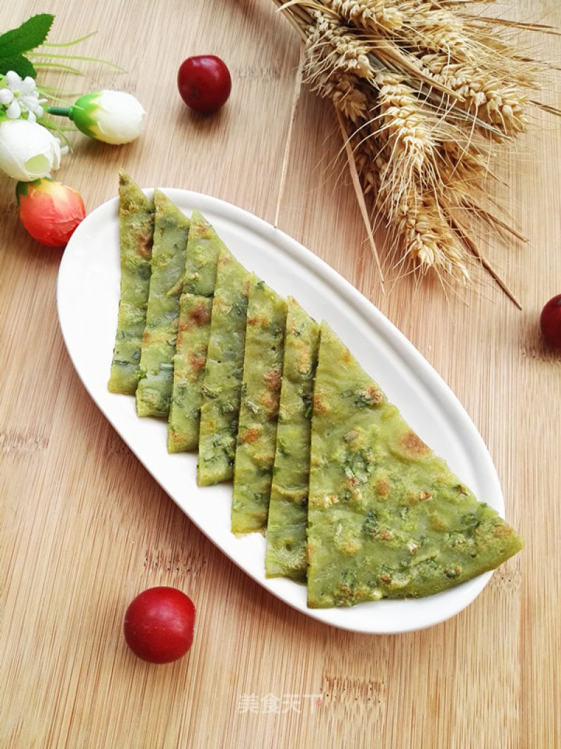 #aca烤明星大赛# Celery and Green Onion Pancakes