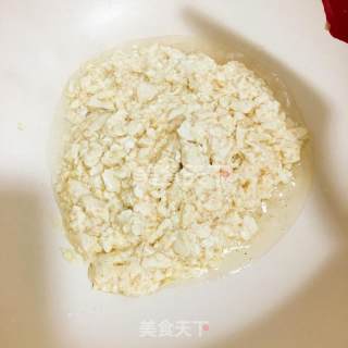 Fried Tofu with Egg recipe